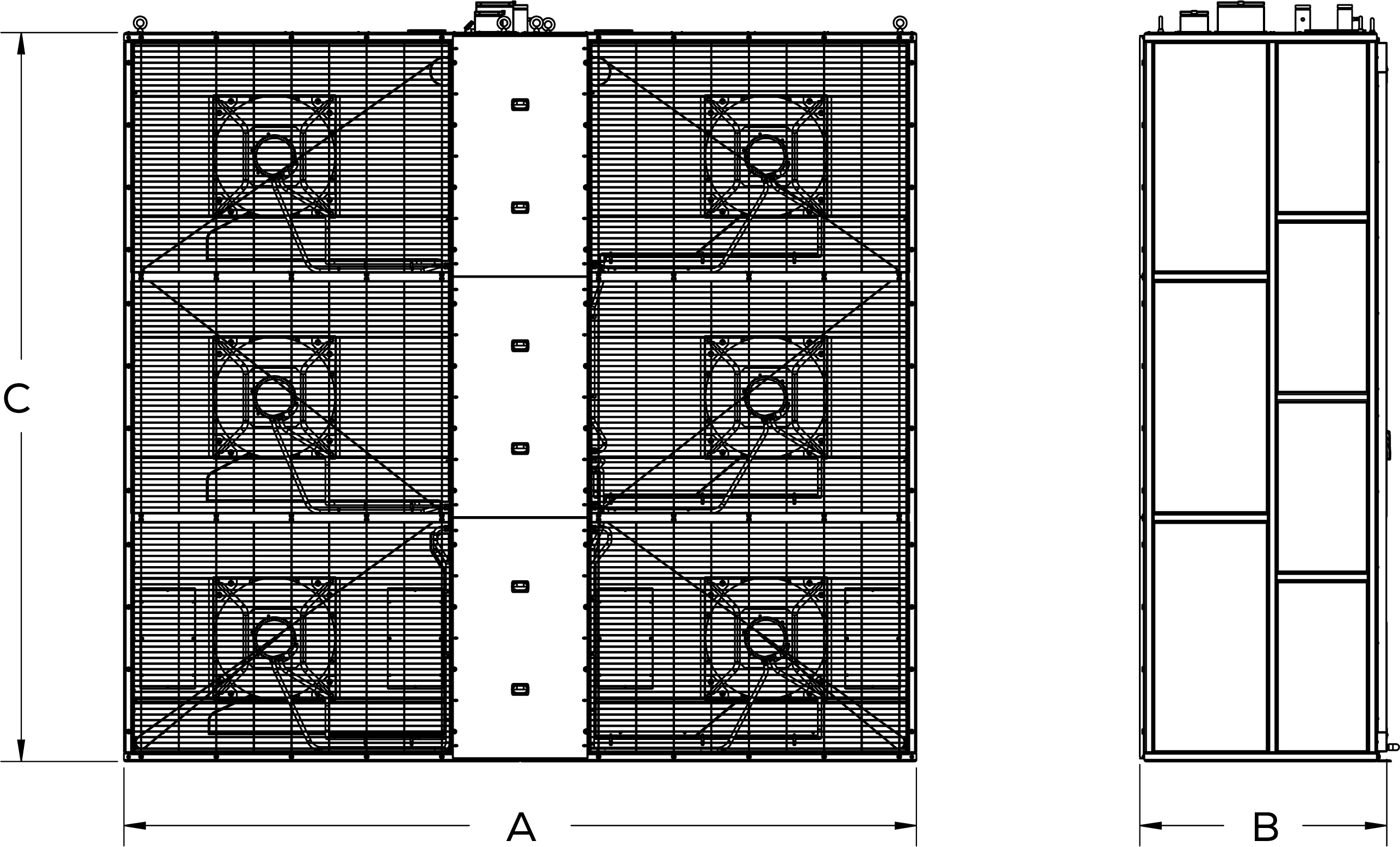 Modular ChilledWall MCW Data Center Coil Cooling Block Munters modular-chilledwall-mcw-data-center-coil-cooling-block-munters