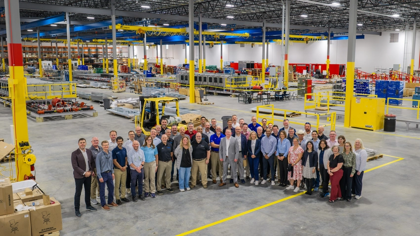 The inauguration of Munters’ expanded data-center cooling facility in Daleville, Virginia.